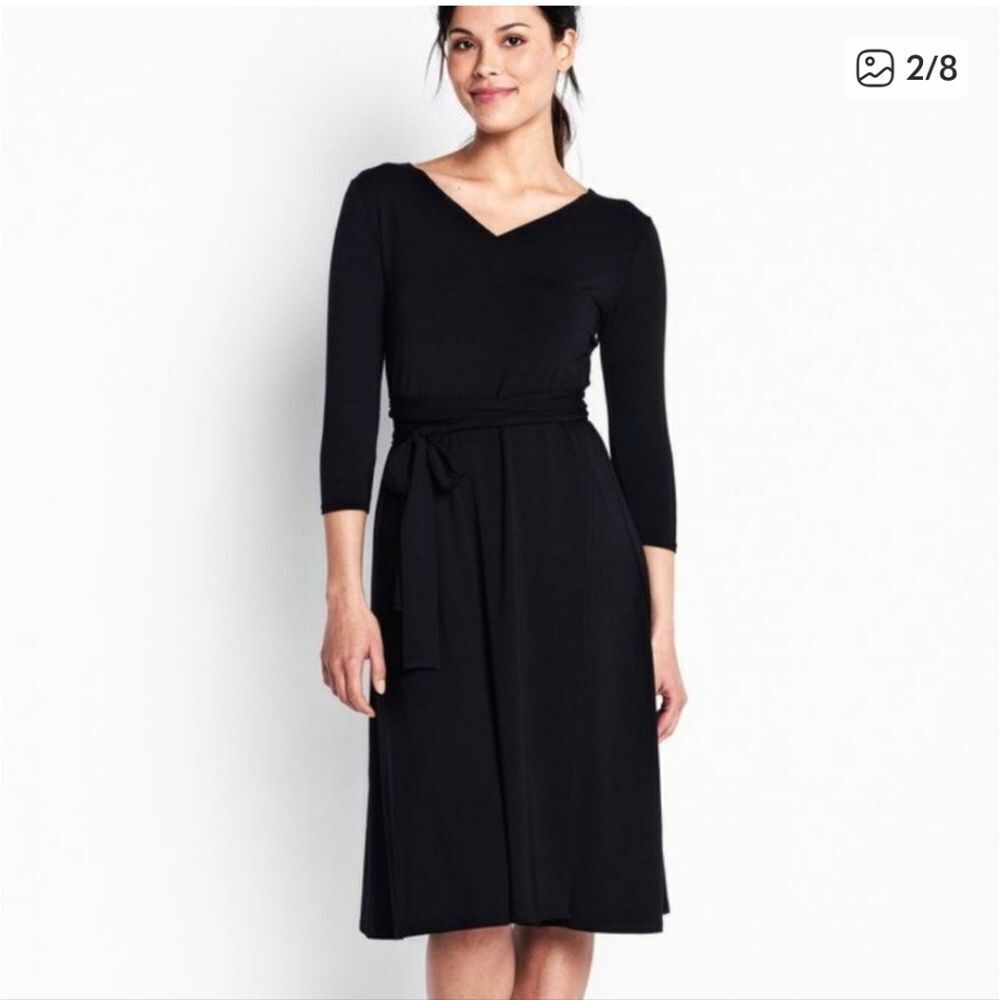 Of Mercer Sutton Wrap Dress 3/4 Sleeve